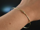Around 1995! Delicate noble bangle diamond 0.07 ct gold 585