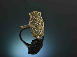 usa around 1915! Wonderful Art Deco Diamond Ring Platinum...