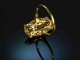 USA um 1915! Wundervoller Art Deco Diamant Ring Platin Gold 750