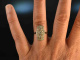 USA um 1915! Wundervoller Art Deco Diamant Ring Platin Gold 750