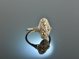 Berlin um 1915! Feiner Art Deco Diamant Ring 0,35 ct...