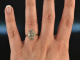 Berlin um 1915! Feiner Art Deco Diamant Ring 0,35 ct Wei&szlig; Gold 750