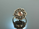 Um 1780! Seltener historischer Rosenschliff Diamant Ring 0,8 ct Gold 585