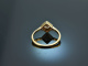 Around 1985! Wonderful brilliant engagement ring 0,75 ct gold 585