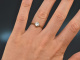 Um 1985! Wundervoller Brillant Verlobungs Ring 0,75 ct Gold 585