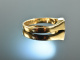 Um 1915! Art Deco Diamant Solit&auml;r Verlobungs Ring 0,1 ct Gold 750 Platin