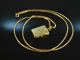 Around 1950! Medallion in book form with long chain silver-gilt