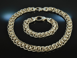 Around 1985! Cool big statement necklace and bracelet...