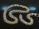 Around 1985! Cool big statement necklace and bracelet silver 925