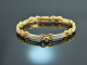 Stuttgart um 1980! Elegantes Brillant Armband ca 1,65 ct Gelb Gold 750