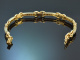 Stuttgart um 1980! Elegantes Brillant Armband ca 1,9 ct Gelb Gold 750