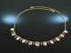 1975! Wonderful necklace Moonstones Rubies Silver Gold plated