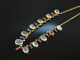 1975! Wonderful necklace Moonstones Rubies Silver Gold plated