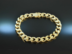 1975! Chic vintage flat tank bracelet silver 925 gold plated