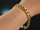 1975! Chic vintage flat tank bracelet silver 925 gold plated