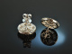 Diamond Disc! Edle Diamant Ohrringe 1,74 ct Wei&szlig; Gold 750