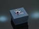 Finest Violet! Eleganter Amethyst Brillant Ring Wei&szlig; Gold 750