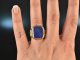 M&uuml;nchen um 1950! Schwerer Wappen Siegel Ring Lapislazuli Gold 585