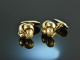 Around 1955! Classic knot cuff links gold 585