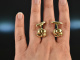 Around 1955! Classic knot cuff links gold 585