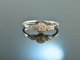 My Love! Klassischer Diamant Verlobungs Ring 0,15 ct Wei&szlig; Gold 750