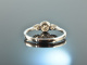 My Love! Klassischer Diamant Verlobungs Ring 0,15 ct Wei&szlig; Gold 750