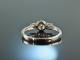 Forever you! Feiner Brillant Verlobungs Ring 0,1 ct Wei&szlig; Gold 750