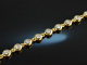 Feine Qualit&auml;t! Edles Brillant Armband Tennisarmband 1,9 ct Gold 750