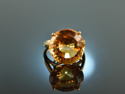 Shiny Yellow! Gro&szlig;er exquisiter Citrin Ring 15,88...