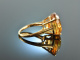 Shiny Yellow! Gro&szlig;er exquisiter Citrin Ring 15,88 ct Gelb Gold 750