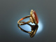 Um 1910! Sch&ouml;ner Damen Siegel Wappen Ring Gold 585 Karneol