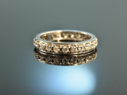 Forever you! Feinster Memory Alliance Ring Brillanten 0,75 ct Wei&szlig; Gold 750