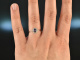 My Love! Classic Engagement Engagement Ring White Gold 750 Sapphire Diamonds