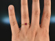 My Little Ruby Love! S&uuml;&szlig;er Verlobungs Freundschafts Ring Gelb Gold 750 Rubin