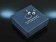 Classy Blue! Wundervolle Tansanit Ohrringe Weiss Gold 750 Diamanten