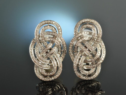 Diamond Knots! Fantastische Brillant Ohrringe ca. 1,0 ct...