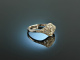 Pure Elegance! Wundersch&ouml;ner Diamant Ring 0,15 ct Weiss Gold 750