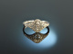 Pure Elegance! Wundersch&ouml;ner Diamant Ring 0,15 ct Weiss Gold 750