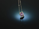 Lovely Violet! Zartes Collier Weiss Gold 750 Amethyst Brillanten