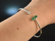 Beautiful Bracelet! Traum Armspange Weiss Gold 750 Smaragde Diamanten