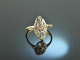 Um 1915! Sch&ouml;ner Art Deco Diamant Ring Gold 585 Platin