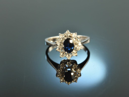 Around 1995! Classic Sapphire Brilliant Ring 0.3 ct White...
