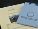 Around 1965! Classical coat of arms seal ring lapis lazuli gold 333