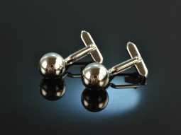 Around 1990! Classic ball cufflinks silver 835