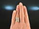 Berlin um 1915! Feinster Art Deco Diamant Ring Gold 585 Platin