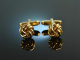 Around 1995! Classic Knot Cufflinks Silver 925 gold plated