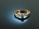 Um 1915! Klassischer Altschliff Diamanrt Ring Gold 585 0,25 ct