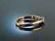 Um 1915! Klassischer Altschliff Diamanrt Ring Gold 585 0,25 ct