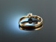 Um 1915! Klassischer Altschliff Diamanrt Ring Gold 585 0,25 ct