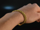 Around 1970! Beautiful vintage set necklace and bracelet silver 800 gold plated